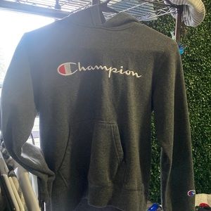Champion gray hoodie